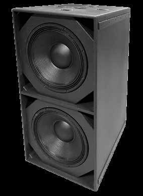 When placed besides stages in live performances the cardioid dispersion pattern really play out its role, lowering the SPL on stage from the subwoofers compared to standard subwoofers with up to 20