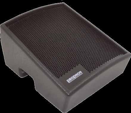 MX6 compact, passive high-power coaxial stage monitor Designed for small to medium sized stages.