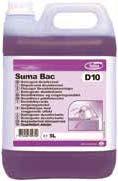 SUMA BAC D10 SMARTDOSE Detergent disinfectant 1 carton à 2 x 1.4 L 2073929 6. DESGUARD 20 Light-duty cleaner and surface disinfectant, for all - biocide Use biocides safely.
