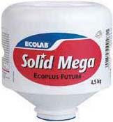 SOLID CLEAN M Innovative, highly concentrated alkaline solid warewashing detergent for use in hard and very hard