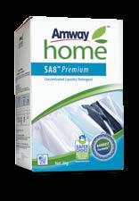 Just one 3kg carton of SA8 Premium can make the equivalent of up to 11 cartons of 1kg OMO Active Clean Front &