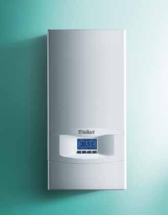 Hot water perfectly matching demand: electronicved exclusiv Modern and flat design Fits into every location With its flat and elegant design, the electronic Vaillant instantaneous water heater