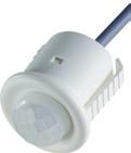 Ceiling-mounted motion sensor, available with various