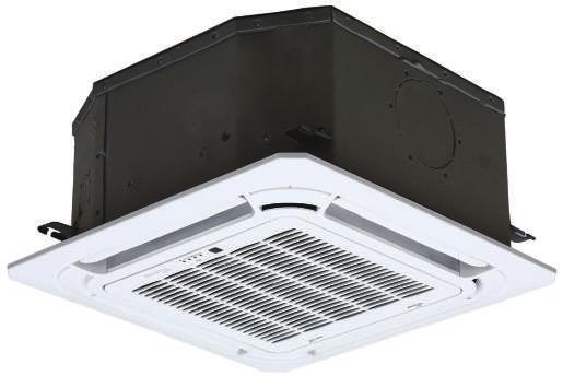 Fresh air intake and additional outlet grille that allows the air conditioning of an adjoining room. Fresh air inlet for constant air renewal.