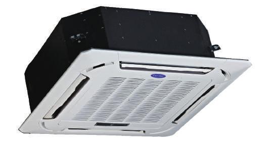 Fresh air intake and additional outlet grille that allows the air conditioning of an adjoining room. Fresh air inlet for constant air renewal.