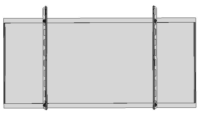 9, place the rails on the back of the panel so the lip of the rail containing the module mounting holes is facing towards the center of the module.