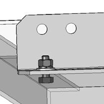 9 or more, place the rails on the back of the panel so the lip of the rail containing the module mounting holes is facing toward the outside edges