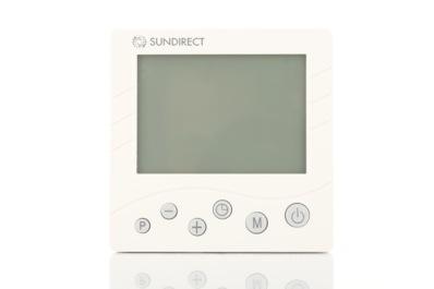 5 C IP protection rating: 20 Non-programmable SD-T4002 acts as a programmable digital thermostat. It offers the so called 5+1+1 program with 4 available time zones.