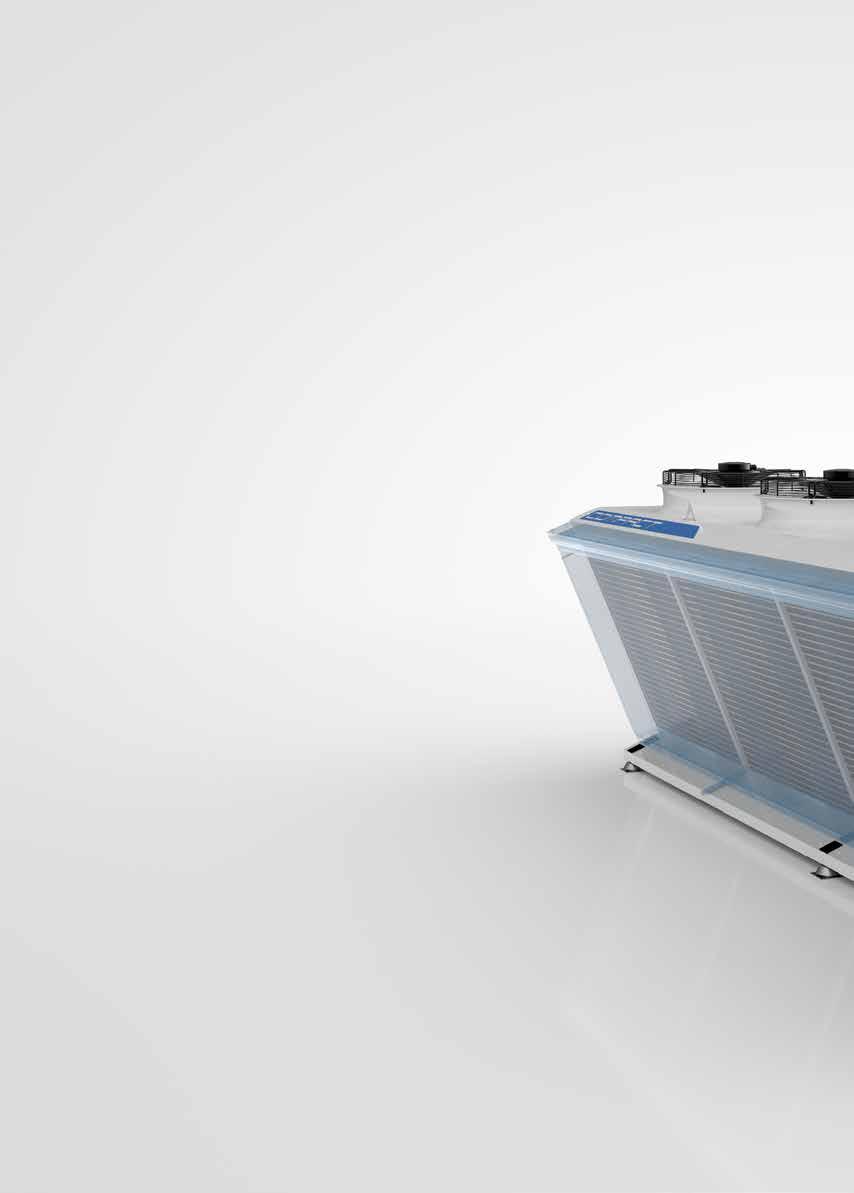 Technical equipment for the V-SHAPE Compact cooler Compliant with the well-proven Güntner Compact standard, these units are available for capacities ranging from approx.