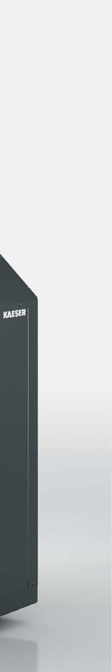 CSG-2 series Innovation Quality KAESER Two-stage dry-running KAESER rotary screw compressors not only impress with their intelligent component layout, but also with their many