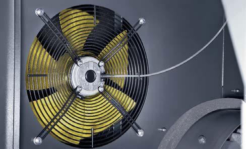 standstill fan When the large radial fan in air-cooled CSG units