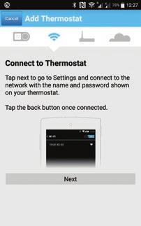 ANDROID Open your LUX App, tap the + icon to add a new thermostat.