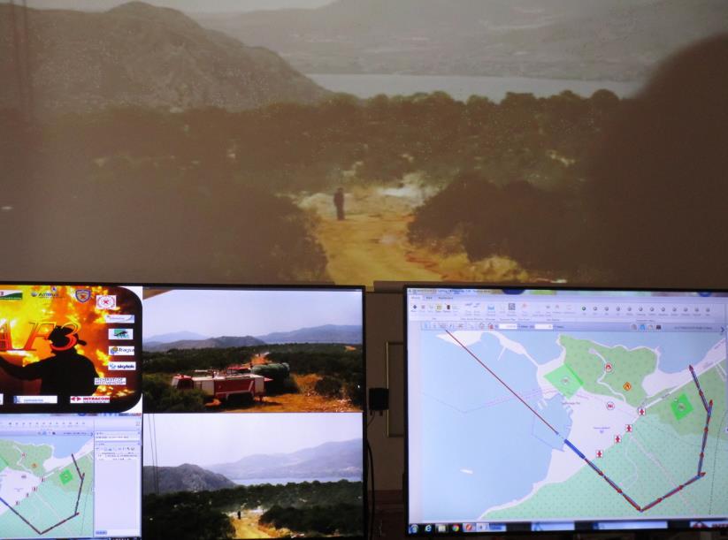 Challenges: Concept of Operation A complex fire fighting scenario in multiple geographically dispersed places was handled successfully by the AF3 project technology Sub systems, devices and