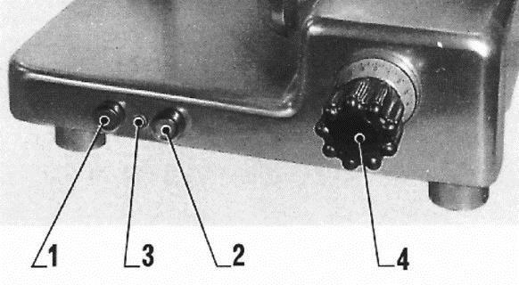 4.3 FUNCTIONAL CHECK (Ref. fig. 13) On the straight slicers, before proceeding with the checks, the food carriage included in the machine packing must be installed (see Section 5). Fig.