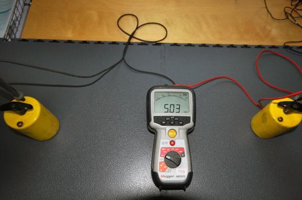 Resistance to Ground The Floor Correct Test Method 1 - Test from the floor first to your grounding point