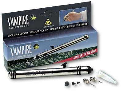 ESD VACUUM PICK-UP FOR SMD Art VAMPIRE CLASSIC Vampire is the new battery-free hand held vacuum pick up pen designed for the safe