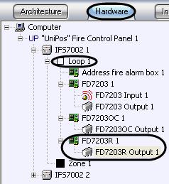 3.6.3 Configuring the FD7203R addressable module 3.6.3.1 Procedure for configuring the FD7203R addressable module The FD7203R addressable modules are designed to control the external actuators