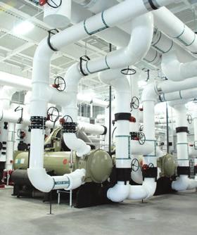 Gentex Sstainability Initiatives (contined) A centralized water chiller plant provides chilled water to all of or facilities from one location, allowing s to decrease overall energy