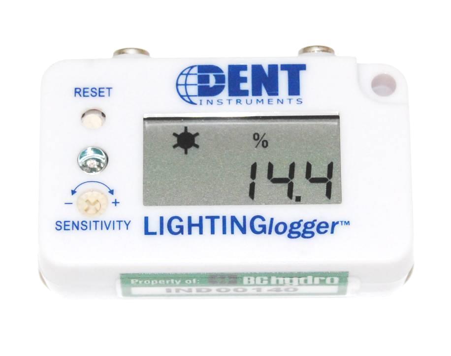 Lighting Logger (DENT) SMARTlogger LIGHTINGlogger Model: TOU-L Measures: Lighting Description: Small battery operated lighting logger used to measure total on-time, transitions, and percentage.