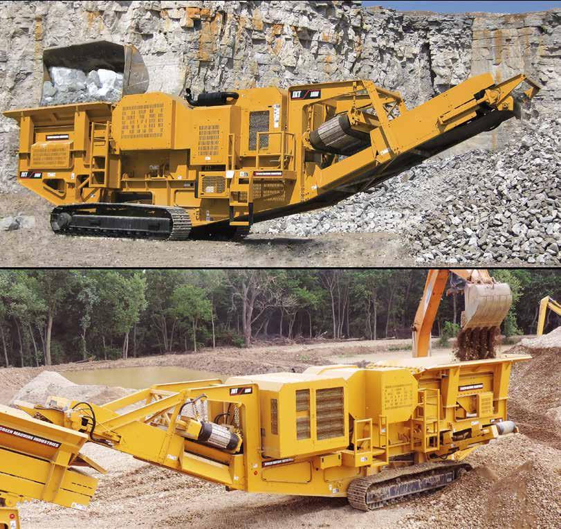 JHT, JXT JAW CRUSHERS JXT JAW CRUSHER Blockage CLearance/Tramp Iron Relief System clears chamber of uncrushables Heavy-duty crusher for all applications JHT JAW