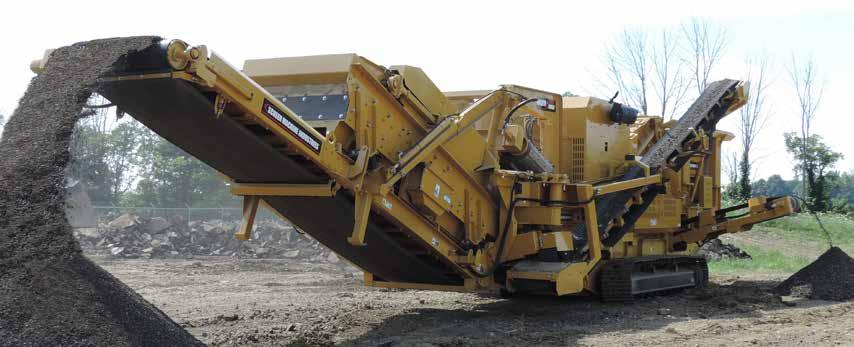the side for stockpiling The 4043TR incorporates two of our patented technologies the Crusher Relief System for the crusher lid and Smooth Start for the screen box.