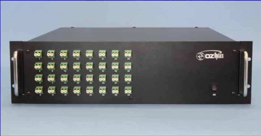 MULTICHANNEL ELECTRICALLY CONTROLLED VARIABLE ATTENUATOR (RACK MOUNT) Your choice of up to 32 individual attenuators per unit USB Interface Optional integrated power monitoring for precise