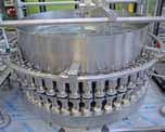 Fill nozzles and the length of each phase of the filling cycle are specifically designed for the