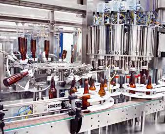 ELC SERIES - UP TO 18,000 BPH The beer version of the machine is configurable with a device intended to be used to perform an oxygen double pre-evacuation in the bottle before starting the filling