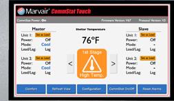 ) In addition to the control of the air conditioners, the CommStat 6 has multiple configurable outputs for remote alarms or notification.