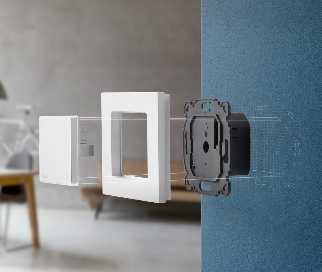 Danfoss Icon room thermostats Easy to install and functional design Danfoss Icon is designed to make people s life easier in every touchpoint from installation to daily use.