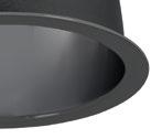 White Painted Flange Black Painted Flange