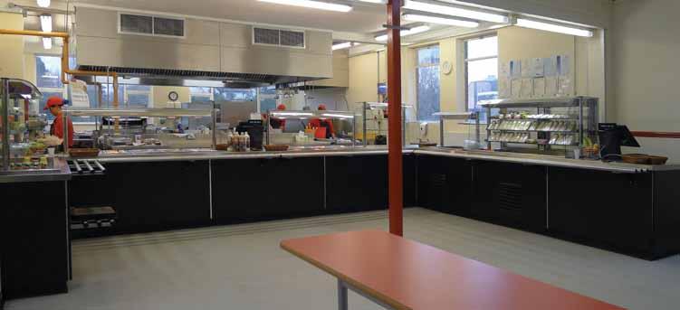 servery in visitor centre -