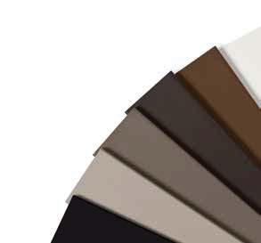 Deep, rich colors, including Cocoa Bean, Dark Bronze and Black, complement virtually any architectural style.