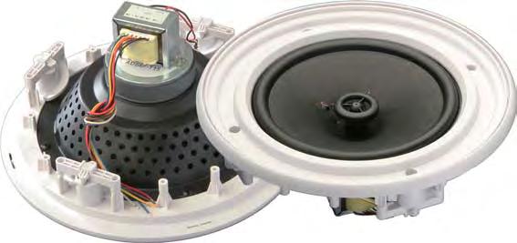 2-WAY COAXIAL SYSTEM High quality 13mm PEI dynamic tweeter for enhanced high frequency response.