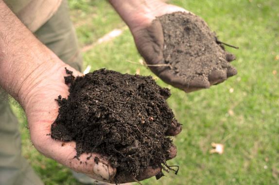 Soil Vs. Dirt: What is the difference? Soil contains microorganisms, decaying organic matter, earthworms and other insects. Soil is a living environment.