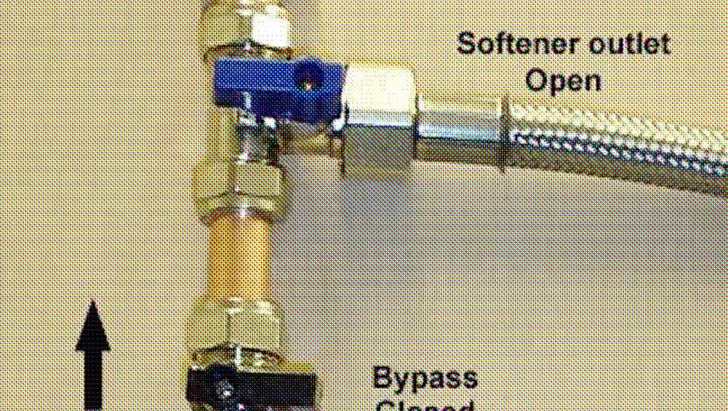 If it is not preinstalled use the connection fitting at the end of the supplied flexible pipe to connect to the softener drain connection. Run the drain hose to either an up stand or an outside drain.