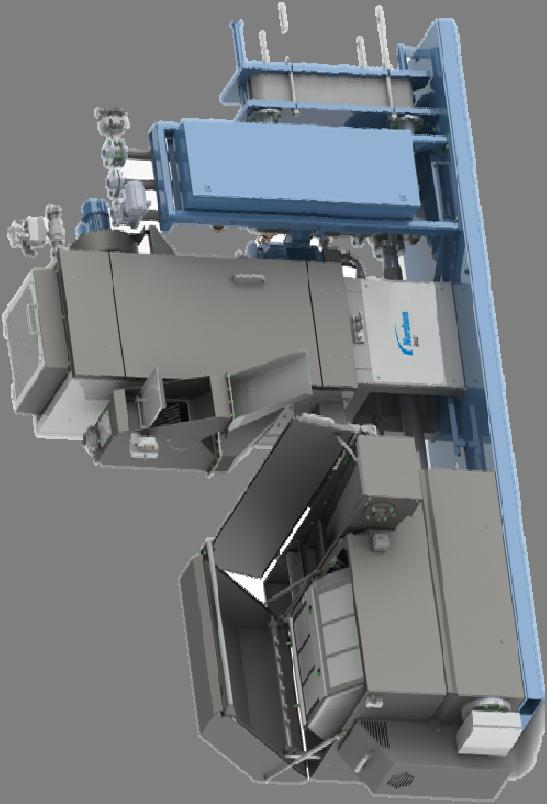 offering the optimum level of features: Noise reduction of the centrifugal dryer Pre-dewatering