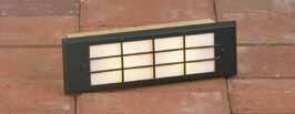 Custom Sizes Available Specify: 12v, LED or 120v and PL Bronze, Stainless and Custom Finishes Custom Sizes Available Eyebrow