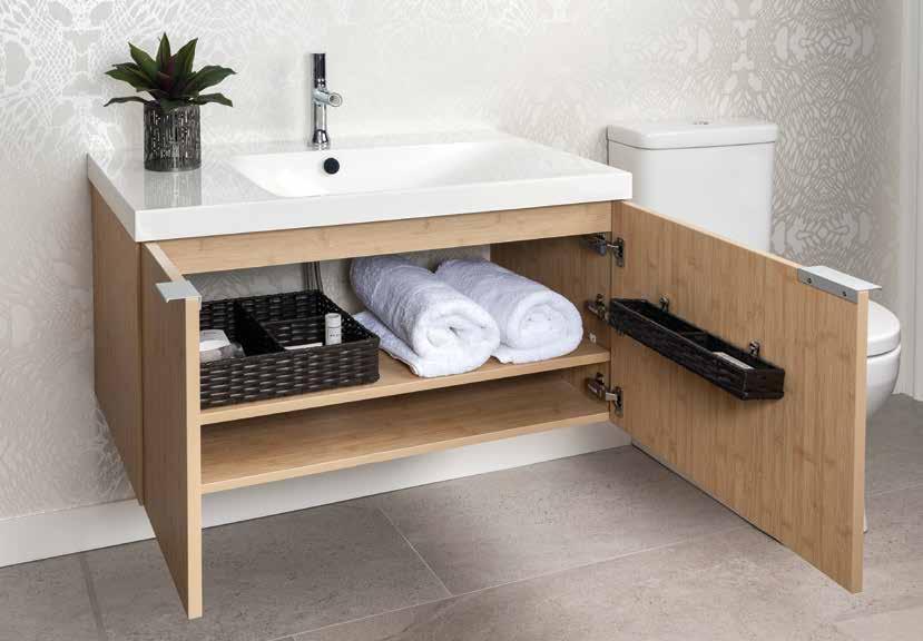 Bathroom Furniture TOOBI. REFRESHINGLY NATURAL. KOHLER bathroom furniture offers creative storage ideas, helping you keep this important room clear and tidy.