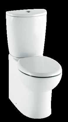 close coupled Reach Back to Wall Toilet Suite WELS 4 star, dual flush 4.