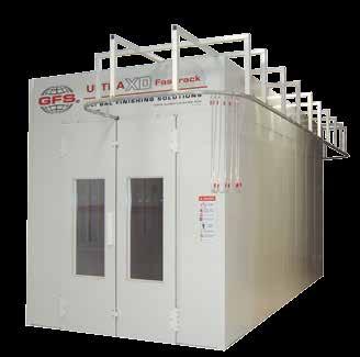 Parts Painting ULTRA FASTRACK The Ultra FasTrack booth is ideal for shops painting multiple small parts. This booth features the highest levels of contamination control and energy efficiency.