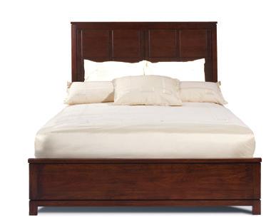 2501 Cherry Creek Panel Beds Queen Size Bed 5/0 shown: 64-1/4W 84-1/2L 56H Headboard Ht - 56H Footboard Ht - 16H Slat Ht - 7H 2501 King Size Bed