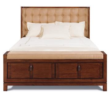 Ht - 7H 2502 King Size Bed 6/6: 81-1/4W 87-1/2D 54H 2502 California King Size Bed 6/0: 81-1/4W 91-1/2D 54H 2507 Cherry Creek Upholstered Storage