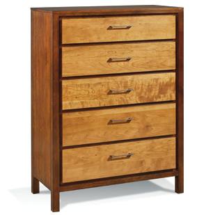 2810 Haven Tall Chest 38W 18D 54H Five drawers / HushGlide drawer
