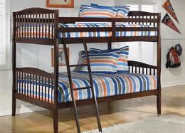 design King and queen beds also available (see adult section) Twin Bed (53/83) Full Bed (55/86) Twin/Twin Bunk Bed (57P/57R/57S) Full/Full Bunk Bed