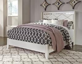 HB (58/B100-66) Queen Bed (54/57) Queen HB (57/B100-31) B351 Dreamur Glitzy contemporary group in a light champagne finish Diamond pattern top drawers in a stipple finish using 3D press technology