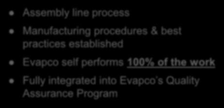 facility for Evapcold product