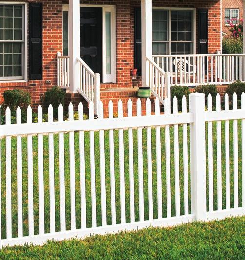 We have made choosing a picket fence easy by offering our great-looking selection of fence styles and colors