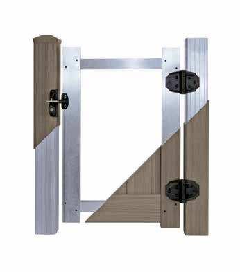 Bufftech offers a wide selection of residential gates designed to match all of our fence styles, in a choice of heights and widths.