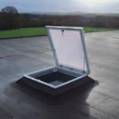 The Em-Hatch is a modular roof hatch, fully certified to EN1873, designed for new-build or